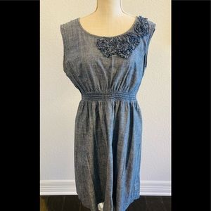 Denim cotton dress